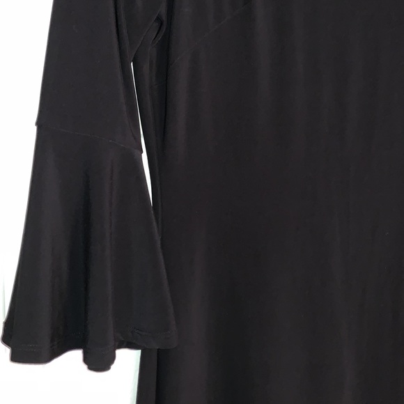 Tommy Hilfiger Black Bell Sleeve Sheath Dress - Picture 6 of 11